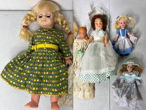 lot 226 image: 4 Rare Vintage Dolls- Limited Edition Madame Alexander Doll & More