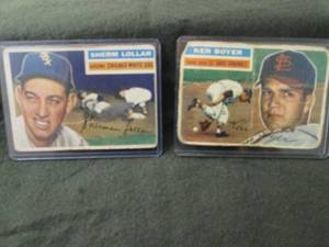 5. 1956 Topps Ken Boyer & Sharm Lol...