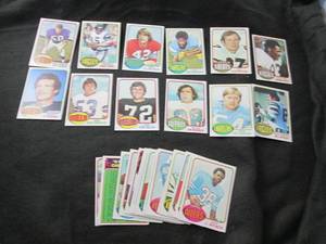 9. 34 1976 Topps Football Cards...