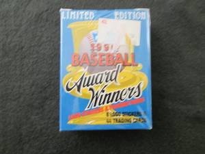 17. 1990 Fleer Award Winners Set...