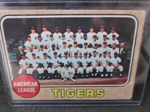 35. 1968 Topps Detroit Tigers Team ...