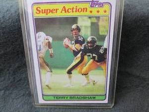 41. 1981 Topps Terry Bradshaw Card...