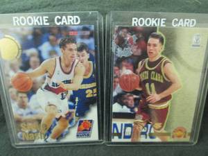 53. 2 Steve Nash Rookie Cards...