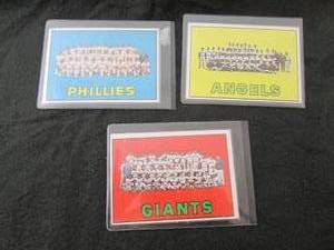 54. 3 1967 Topps Team Cards...