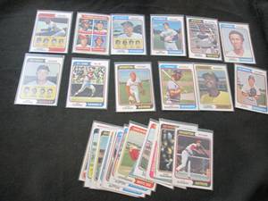 58. 25 1974 Topps Baseball Cards...