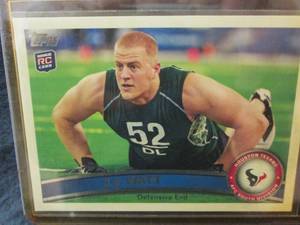 64. 2011 J.J. Watt Topps Rookie Car...