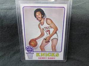 67. 1973-74 Topps Henry Bibby Card...