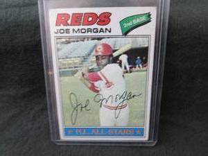 74. 1977 Topps Joe Morgan Card...