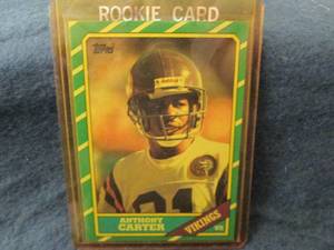 81. 1986 Topps Anthony Carter Rooki...