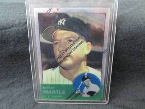 109. 1996 Finest Mickey Mantle Card...