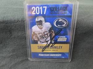 118. Saquon Barkley Autograph W Ce...
