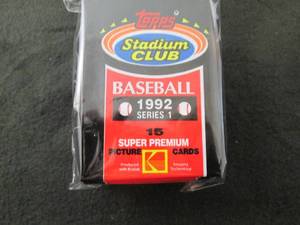 135. 8-1992 Topps Stadium Club Pack...