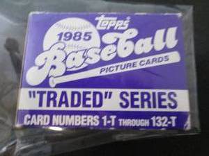 140. 1985 Topps Baseball Traded Set...