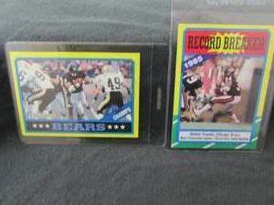 146. 1986 Topps Walter Payton Cards...