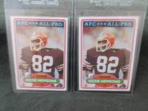 147. 2 1980 Topps Ozzie Newsome Car...