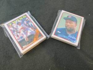 154. 1988 & 1989 Topps Twins Team S...