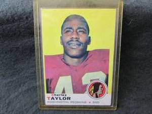 156. 1969 Topps Charley Taylor Card...