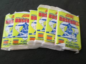 157. 6 1990 Score Baseball Packs...