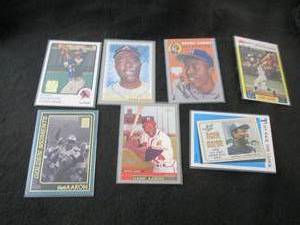 159. Hank Aaron Cards...