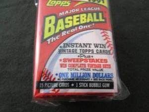 165. 6 1991 Topps Baseball Packs...