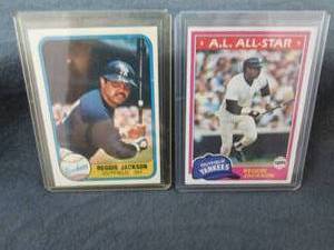 179. 1981 Fleer & Topps Reggie Jack...