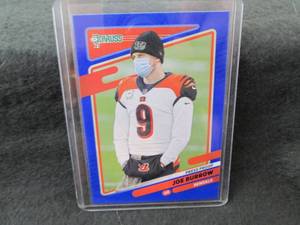 186. 2021 Donruss Joe Burrow Press ...