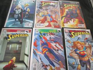 206. 6 SuperGirl Comic Books...