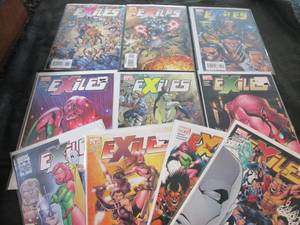 207. 10 Exiles Comic Books...