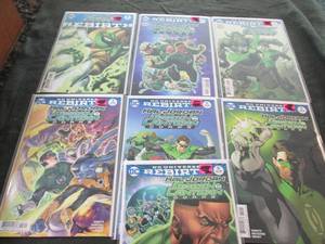 220. 7 Green Lantern Comic Books...