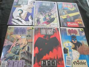 221. 6 Batman Comic Books...