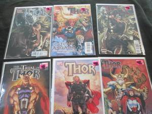 240. 6 Thor Comic Books...
