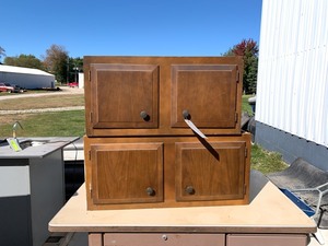 lot 818 image: Wood Cabinets