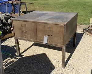 lot 509 image: File Cabinet Table