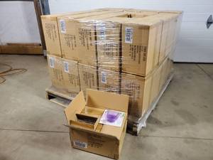 lot 28 image: Pallet of 480 New Wilton Sugar Sheets Cutting Insert - Leaf - Retail value $3,883