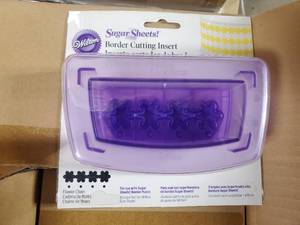 lot 23 image: Pallet of 1080 New Wilton Sugar Sheets Cutting Insert - Flowers - Retail value $8,737