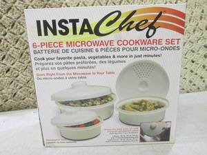 lot 16 image: (BSB) Insta Chef 6pc Microwave Cook...