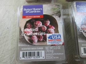 lot 26 image: (CSB) Scented Wax Cubes Candied Cra...