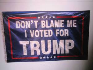 lot 36 image: (RMC) 3 ft x 5 ft Dont Blame Me I...