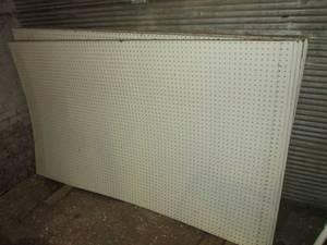 lot 72 image: 29 Sheets of Peg Board 4 ft x 8 ft...