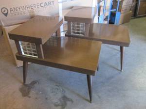 lot 124 image: (BR1) Pair of End Tables...