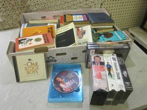 lot 128 image: (RM3) Assorted Books, DVDs, VHS an...