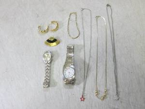 lot 138 image: (CNTR) 2 Ladies Wrist Watches, 3 Ne...