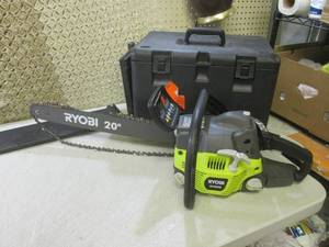 lot 154 image: (BR1) Ryobi RY5020 20 Chainsaw wit...
