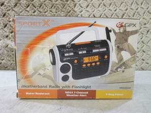 lot 295 image: (EC1) GPX Sport X Weatherband Radio...