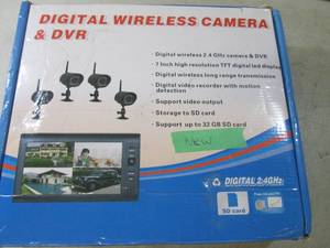 lot 296 image: (F-0) Digital Wireless Camera & DVR...