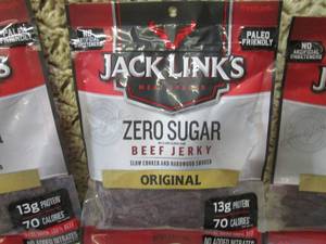 lot 314 image: (B-2) 6 Bags Jack Links Zero Sugar ...