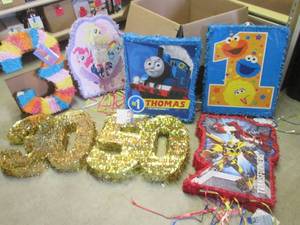 lot 177 image: (EW5) 8 Assorted Pinatas...