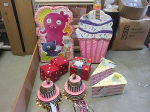 lot 178 image: (EW5) 8 Assorted Pinatas...