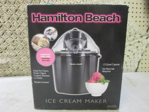 lot 255 image: (F-0) Hamilton Beach Ice Cream Make...