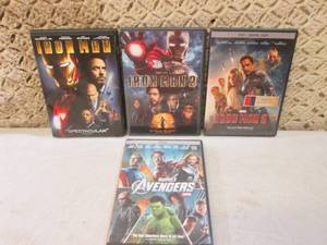 lot 264 image: (EC1) Iron Man 1, 2 and 3 and Marve...